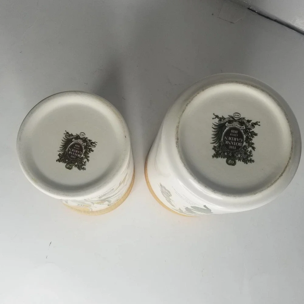Portmeirion Ceramic Canisters - Set of 2